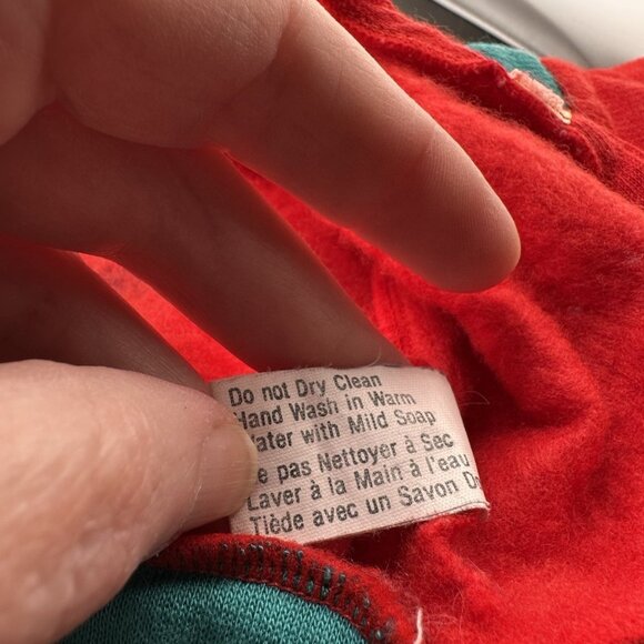 Vtg Cabbage Patch Kids Red Turquoise Green 31 Track Suit 1983 Coleco Shirt Doll - Picture 7 of 8